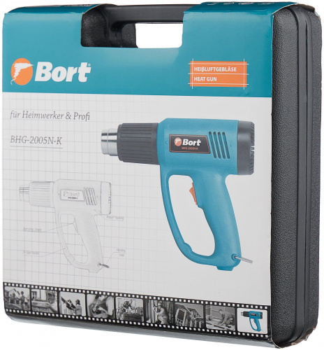 Промышленный фен Bort BHG-2005N-K (91271068)