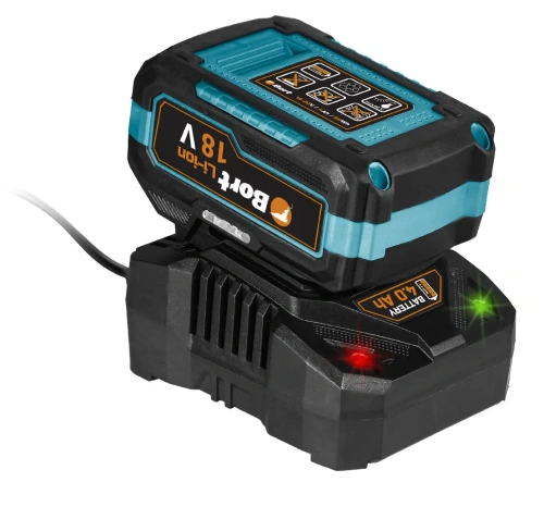 Перфоратор Bort BHD-20Li-SR (с 2-мя АКБ, кейс) (93413380) — фото, купить в Минске с доставкой по Беларуси — 360shop.by