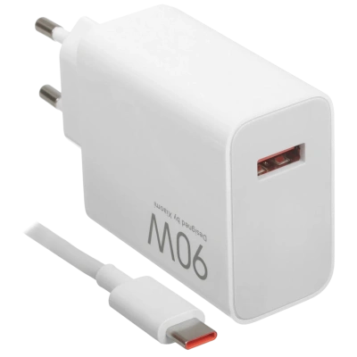 Сетевое зарядное Xiaomi 90W HyperCharge Combo (Type-A) (MDY-15-EK) — фото, купить в Минске с доставкой по Беларуси — 360shop.by