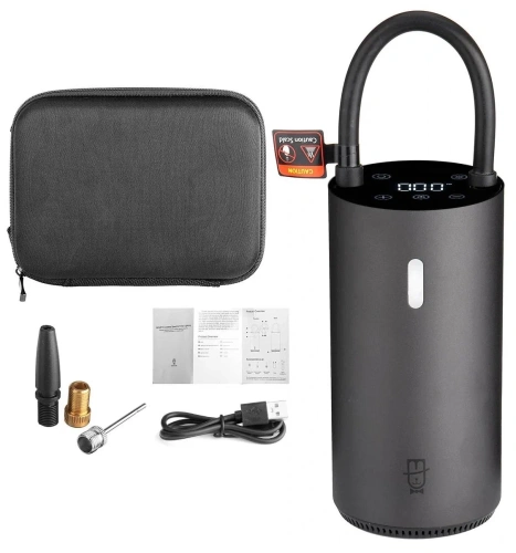 Насос электрический Roidmi Mojietu Lightning-A Smart & Portable Tire Inflator (CQB01MC) — фото, купить в Минске с доставкой по Беларуси — 360shop.by