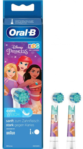 Сменные насадки Oral-B Kids Princess EB10S (2 шт.) – фото, купить в Минске с доставкой по Беларуси – 360shop.by