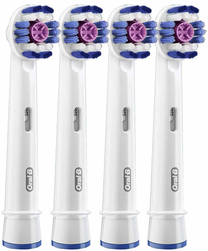 Сменные насадки Oral-B 3D White EB18-4 (4 шт.) – фото, купить в Минске с доставкой по Беларуси – 360shop.by