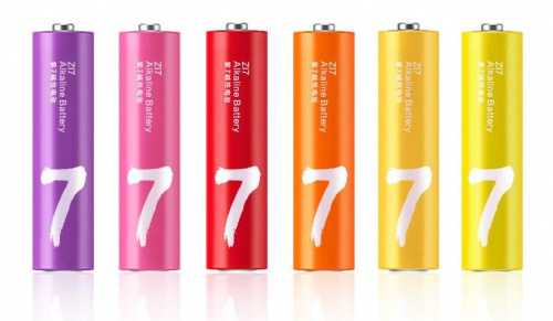 Батарейка ZMI Rainbow ZI7 AAA 24 шт. AA724 Colors — фото, купить в Минске с доставкой по Беларуси — 360shop.by
