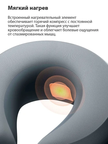 Массажер для шеи Xiaomi Mijia Smart Neck Massager (MJNKAM01SKS) — фото, купить в Минске с доставкой по Беларуси — 360shop.by