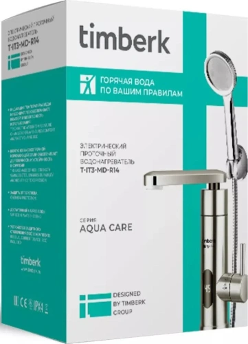Проточный электрический водонагреватель Timberk Aqua Care T-IT3-MD-R14 — фото, купить в Минске с доставкой по Беларуси — 360shop.by