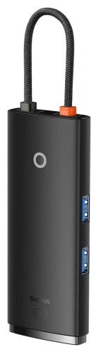 Док-станция Baseus Lite Series 6-Port Type-C HUB Docking Station (WKQX050101) — фото, купить в Минске с доставкой по Беларуси — 360shop.by