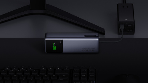 Внешний аккумулятор Xiaomi Mi 165W Power Bank with USB-C Cable 10000mAh (PB1165MI) — фото, купить в Минске с доставкой по Беларуси — 360shop.by