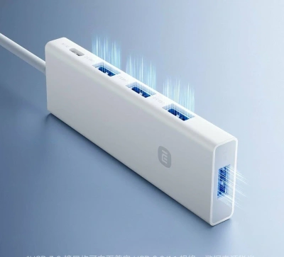 USB-хаб Xiaomi 4-in-1 Dual-Head Splitter (XMSTFXQ01YM) — фото, купить в Минске с доставкой по Беларуси — 360shop.by