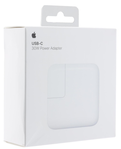 Сетевое зарядное Apple 30W USB-C Power Adapter (MY1W2ZM/A) — фото, купить в Минске с доставкой по Беларуси — 360shop.by