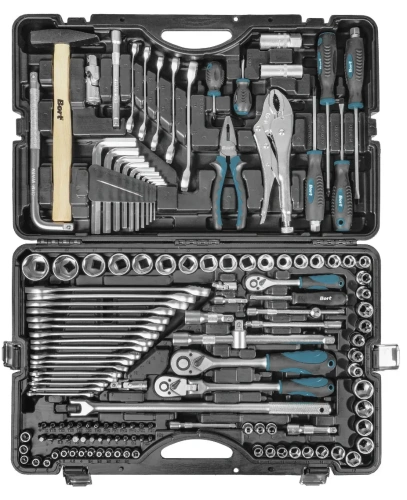 Универсальный набор инструментов Bort BTK-142 (142 предмета) (93418439) — фото, купить в Минске с доставкой по Беларуси — 360shop.by