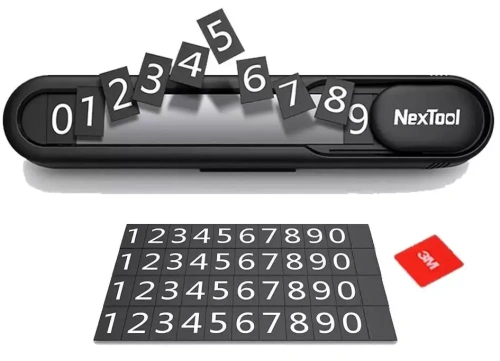 Автовизитка NexTool Multifunctional Parking Plate (NE20140) — фото, купить в Минске с доставкой по Беларуси — 360shop.by