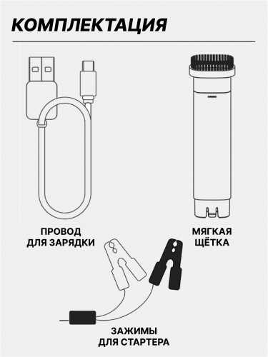 Портативный пылесос c зарядно-пусковым устройством Lydsto (YM-XCYJDY02)