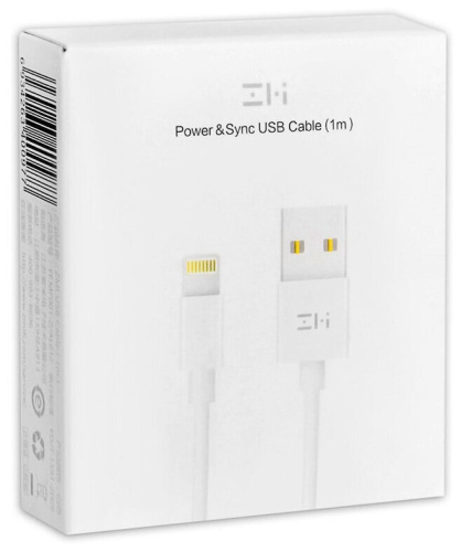 Кабель ZMI (Xiaomi) 3A 18W USB Type A – Lightning MFi 100 cm (AL813C) — фото, купить в Минске с доставкой по Беларуси — 360shop.by