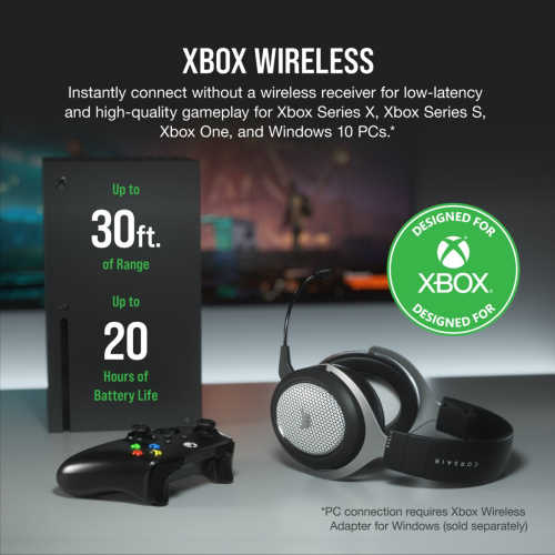 Наушники Corsair HS75 XB Wireless