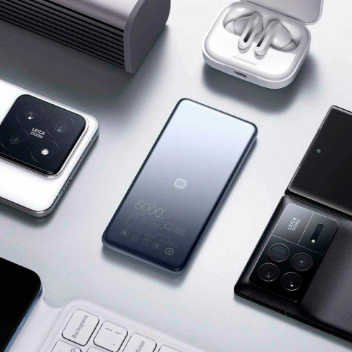 Внешний аккумулятор Xiaomi Mi 20W Ultra Thin Power Bank 5000mAh (PB0520MI) — фото, купить в Минске с доставкой по Беларуси — 360shop.by