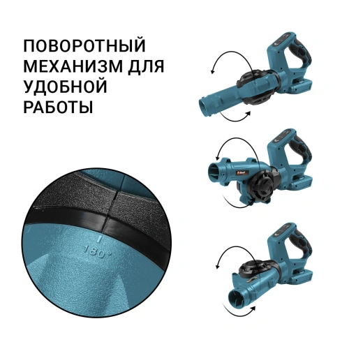Воздуходувка Bort BSS-21U-Li (93414387) — фото, купить в Минске с доставкой по Беларуси — 360shop.by