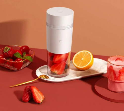 Портативный блендер Mijia Portable Juicer Cup (MJZZB01PL) — фото, купить в Минске с доставкой по Беларуси — 360shop.by