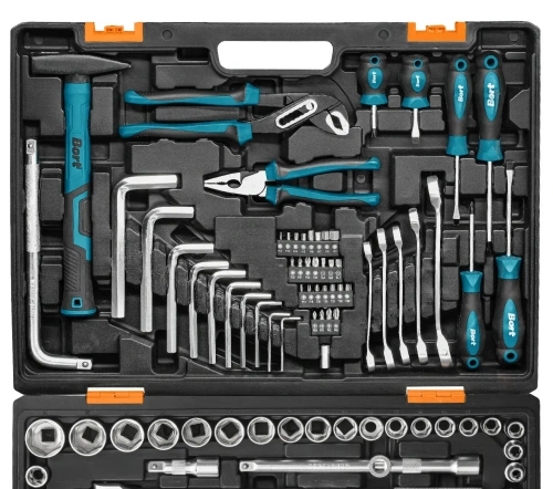 Универсальный набор инструментов Bort BTK-142U (142 предмета) (93418705) — фото, купить в Минске с доставкой по Беларуси — 360shop.by