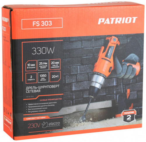 Дрель-шуруповерт Patriot FS 303 (120301303)