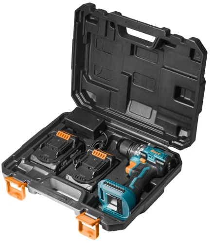 Дрель-шуруповерт Bort BAB-21-BLK (с 2-мя АКБ, кейс) (93413526) — фото, купить в Минске с доставкой по Беларуси — 360shop.by