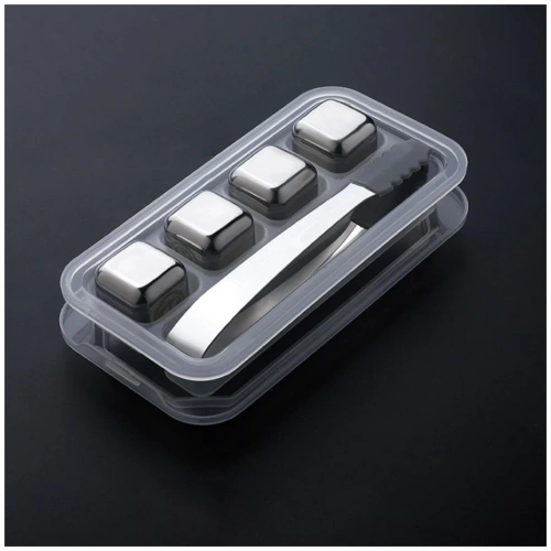 Охлаждающие камни для напитков Circle Joy Stainless Steel Ice Cubes (CJ-BK03) — фото, купить в Минске с доставкой по Беларуси — 360shop.by