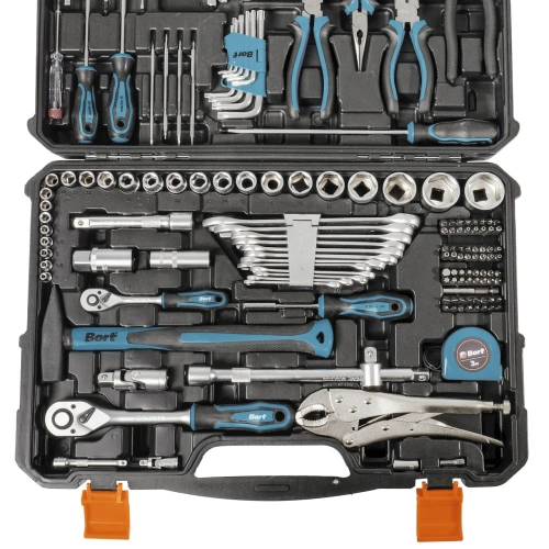 Универсальный набор инструментов Bort BTK-150 (150 предметов) (93418484) — фото, купить в Минске с доставкой по Беларуси — 360shop.by