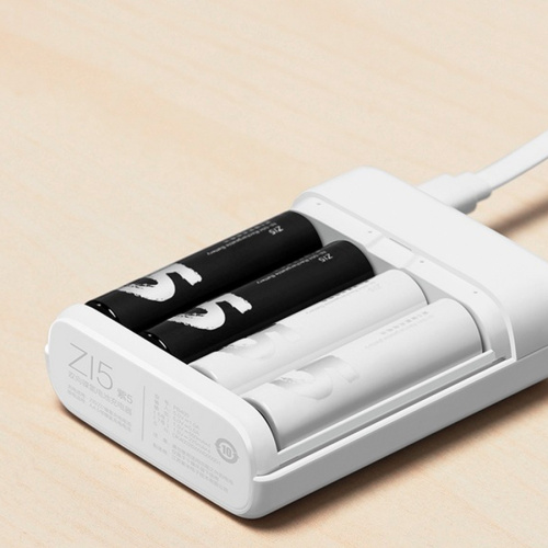 Зарядное устройство ZMI Rechargeable Batteries Charger PB401 для аккумуляторов АА / ААА — фото, купить в Минске с доставкой по Беларуси — 360shop.by