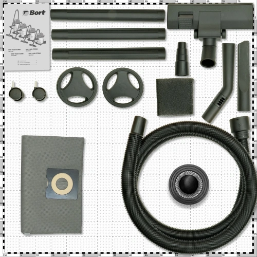 Пылесос строительный Bort BSS-1625-STORM (93417470) — фото, купить в Минске с доставкой по Беларуси — 360shop.by