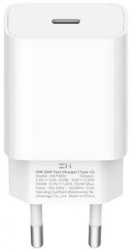 Сетевое зарядное Xiaomi Mi 20W Charger Type-C (AD201EU)