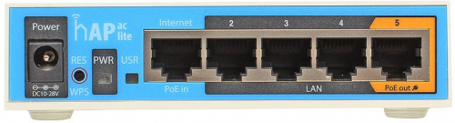 Wi-Fi роутер Mikrotik hAP ac lite (RB952Ui-5ac2nD)