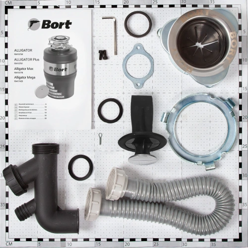 Измельчитель пищевых отходов Bort Alligator Mega (93417425) — фото, купить в Минске с доставкой по Беларуси — 360shop.by