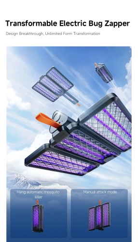 Электрическая мухобойка Qualitell Folding Electric Mosquito Swatter V3 (ZSS240918) — фото, купить в Минске с доставкой по Беларуси — 360shop.by