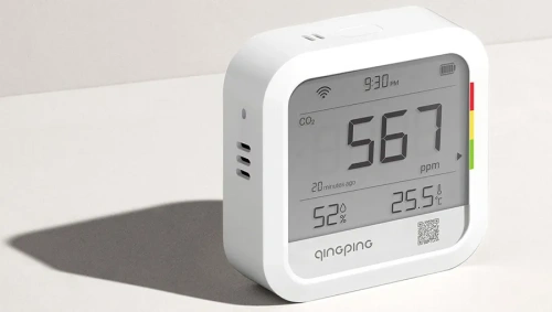 Монитор качества воздуха Qingping CO2 & Temp & RH Monitor (CGP22C) — фото, купить в Минске с доставкой по Беларуси — 360shop.by