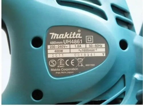 Кусторез электрический Makita UH4861 — фото, купить в Минске с доставкой по Беларуси — 360shop.by