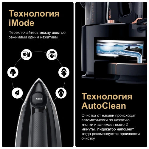 Утюг с парогенератором Braun CareStyle 9 IS 9090 BK — фото, купить в Минске с доставкой по Беларуси — 360shop.by