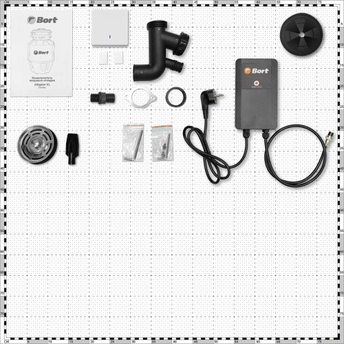 Измельчитель пищевых отходов Bort Alligator XL (93418002) — фото, купить в Минске с доставкой по Беларуси — 360shop.by