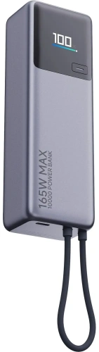 Внешний аккумулятор Xiaomi Mi 165W Power Bank with USB-C Cable 10000mAh (PB1165MI) — фото, купить в Минске с доставкой по Беларуси — 360shop.by