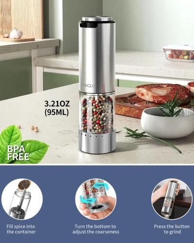 Набор электрических мельниц Circle Joy Nova Electric Grinder Set (CJ-EG11) — фото, купить в Минске с доставкой по Беларуси — 360shop.by