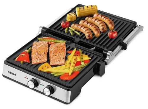 Электрогриль Kitfort KT-3601 — фото, купить в Минске с доставкой по Беларуси — 360shop.by