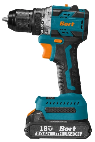Дрель-шуруповерт Bort BAB-21-BLK (с 2-мя АКБ, кейс) (93413526) — фото, купить в Минске с доставкой по Беларуси — 360shop.by