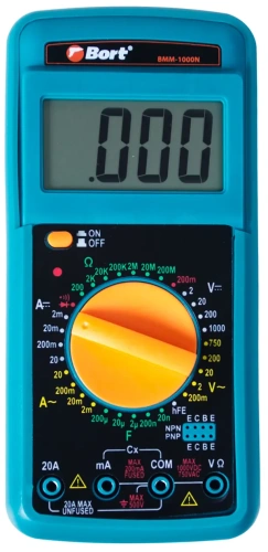 Мультиметр Bort BMM-1000N (91271143) — фото, купить в Минске с доставкой по Беларуси — 360shop.by