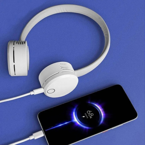 Портативный вентилятор на шею Xiaomi Thermo Portable Hanging Neck Fan (XD-GBFS01) – фото, видео, купить в Минске с доставкой по Беларуси – 360shop.by	
