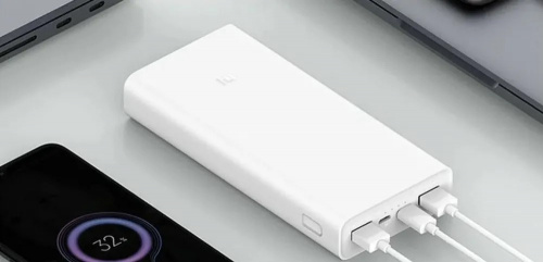 Внешний аккумулятор Xiaomi Mi Power Bank 3 20000mAh Fast Charge QC3.0 (PLM18ZM)