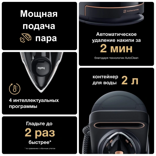 Утюг с парогенератором Braun CareStyle 9 IS 9090 BK — фото, купить в Минске с доставкой по Беларуси — 360shop.by