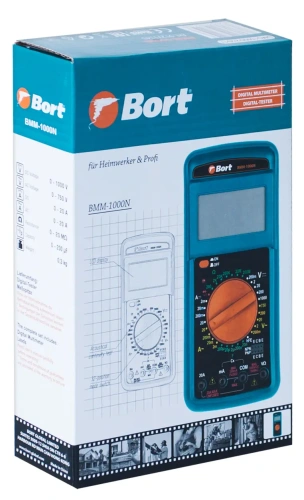 Мультиметр Bort BMM-1000N (91271143) — фото, купить в Минске с доставкой по Беларуси — 360shop.by