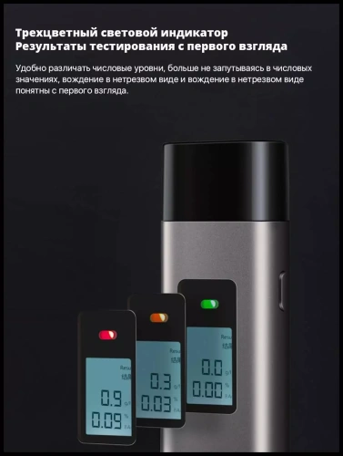 Алкотестер Hydsto Alcohol Tester T1 (YM-JJCSY01) — фото, купить в Минске с доставкой по Беларуси — 360shop.by