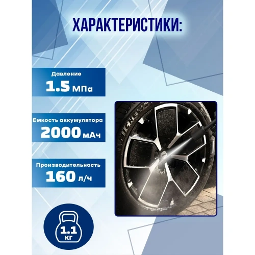 Мойка высокого давления Xiaomi Wireless Car 2 (MJXCJ002QW) — фото, купить в Минске с доставкой по Беларуси — 360shop.by