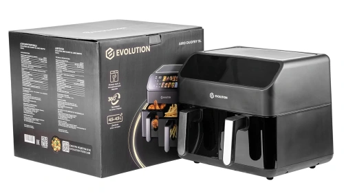 Аэрогриль Evolution AIRO 9800ТW Dual — фото, купить в Минске с доставкой по Беларуси — 360shop.by