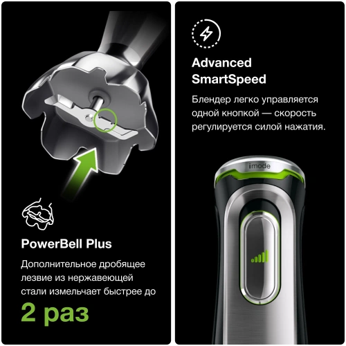 Блендер погружной Braun MQ 9147 X — фото, купить в Минске с доставкой по Беларуси — 360shop.by