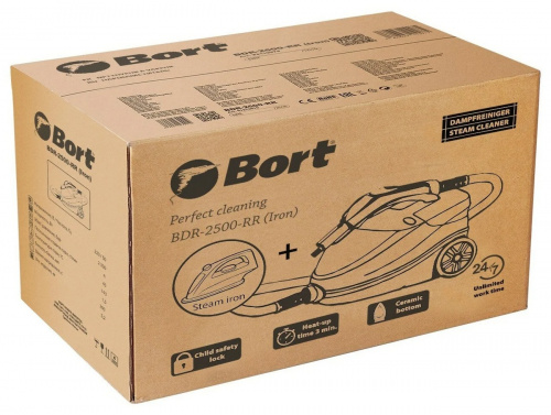 Отпариватель-пароочиститель Bort BDR-2500-RR-Iron